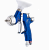 Краскораспылитель Devilbiss GTiPRO LITE BLUE с верхним бачком синий, воздушная голова TE20