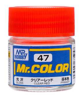 Mr. Hobby Краска 10 мл C47 CLEAR RED