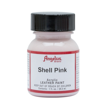 Краска для кожи и ткани Angelus Leather Acrylic Paint 191 Shell pink, 29,5 мл