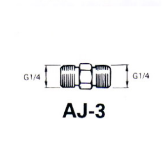 Iwata AJ-3 Соединитель для воздушной магистрали G1/4 наружн.