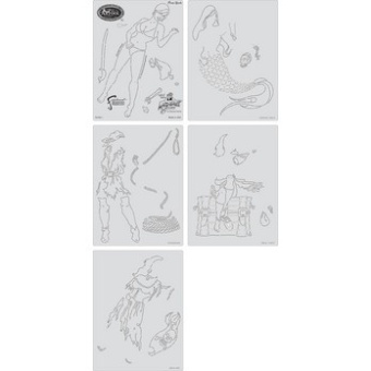 Трафарет Artool PIRATE GIRLIES MINI SERIES (FH PG MS)