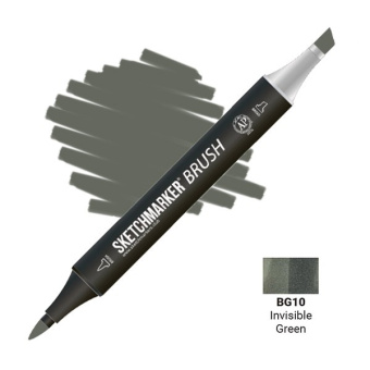 Маркер SKETCHMARKER Brush BG10 Invisible Green