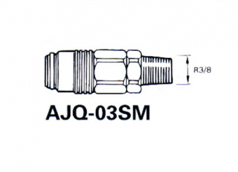 Iwata AJQ-03SM Фитинг для шланга R 3/8