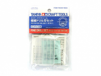 Tamiya 74044 Набор тонких сверл 5 шт. Fine для Pin Vises