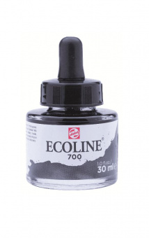 Акварель жидкая Ecoline банка 30 мл №700 Black (Черный)
