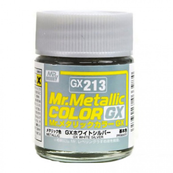 Mr. Hobby Краска 18 мл White Silver Metallic