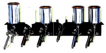 SATA 71860 Подставка для шести краскопультов с верхним бачком