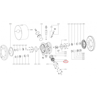 SATA 47209 Уплотнитель для Vario Top Spray насоса