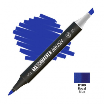 Маркер SKETCHMARKER Brush B100 Royal Blue
