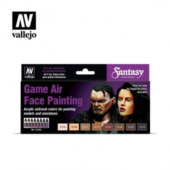 72865 Набор красок Vallejo Face Painting (8 цветов)
