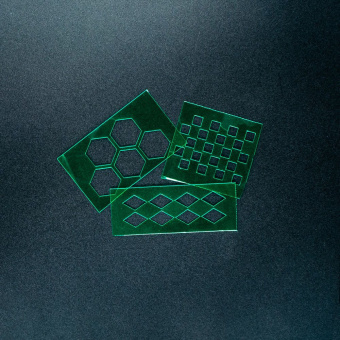 MiniWarPaint Трафарет окрасочный камуфляж шестиугольники 3 мм, размер S