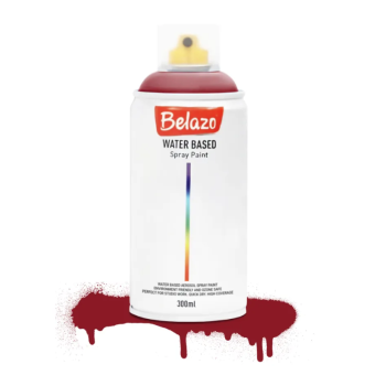 Краска аэрозольная Belazo WaterBased Bloody Red, 300 мл