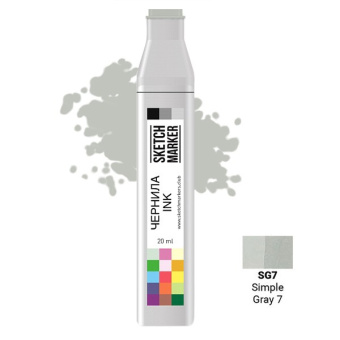Чернила спиртовые SKETCHMARKER 22 мл цв. SG7 Simple Gray 7