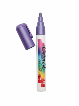 Маркер меловой Fat&Skinny 2-5 мм metallic purple