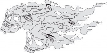 Трафарет Artool HOT HEADZ TEMPLATE SET (FH HH 1)