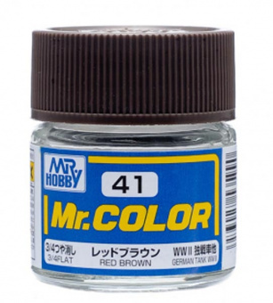 Mr. Hobby Краска 10 мл C41 RED BROWN
