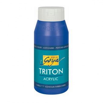 Краска акриловая Solo Goya Triton 750 мл, ультрамарин