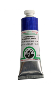 Краска масляная Old Holland A244 Ультрамарин синий темный, 40 мл