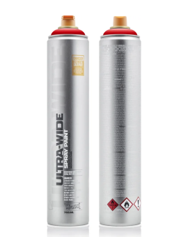 Аэрозольная краска Montana Ultra Wide Red/ красный, 750 мл