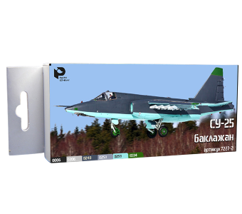 Набор красок Pacific88 AERO для Су-25 баклажан