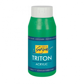 Краска акриловая Solo Goya Triton 750 мл, зеленый стойкий