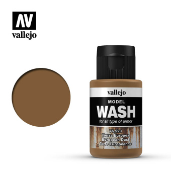 76523 Тонировки Vallejo Model Wash European Dust (Европейская пыль)