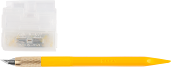 OLFA OL-AK-5 Нож перовой дизайнерский для точных работ, 4 мм, 30 лезвий