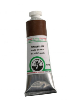 Краска масляная Old Holland A346 Марс Коричневый, 40 мл
