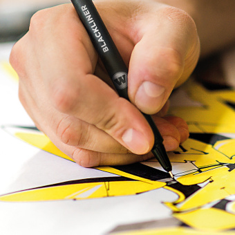 Набор линеров Molotow Blackliner Set 2 (4 шт.)