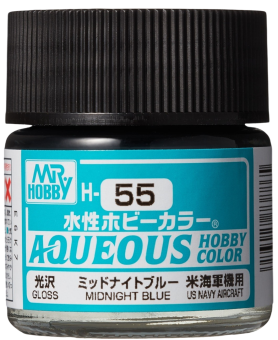 Mr. Hobby Краска 10 мл H55 MIDNIGHT BLUE