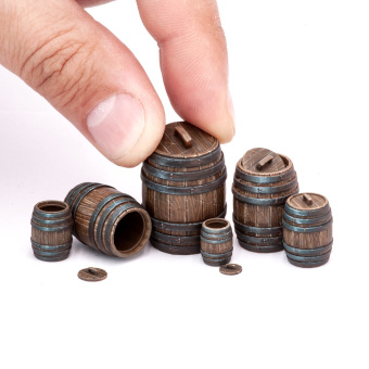 MiniWarPaint Бочки открытые с крышками