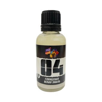 Хася Моделист Эмаль НК004 Эмаль белая глянцевая, 30 мл