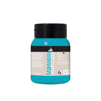 Краска акриловая Maimeri Acrilico Turquoise (Бирюзовый), 500 мл