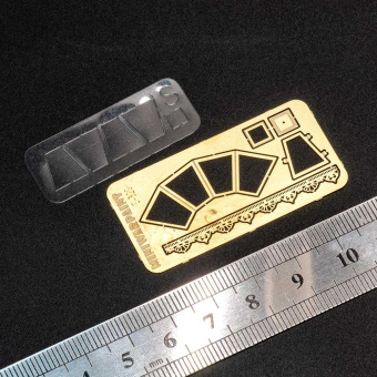 MiniWarPaint Столб фонарный "деревянный" 1 фонарь, размер S (2 шт.)