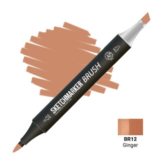 Маркер SKETCHMARKER Brush BR12 Ginger