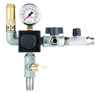 SATA 19026 Регулятор давления для напорных баков 10 л в сборе