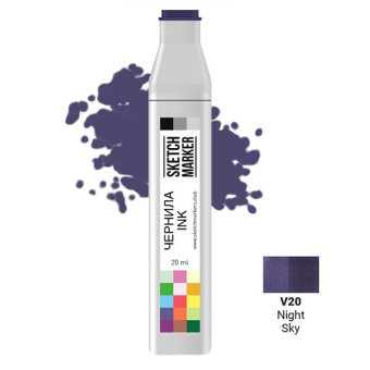 Чернила спиртовые SKETCHMARKER 22 мл цв. V20 Night Sky