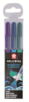 Набор гелевых ручек Sakura Gelly Roll Moonlight Океан 3 шт. в блистере