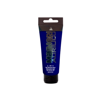 Краска акриловая Maimeri Acrilico Ультрамарин светлый, 75 мл