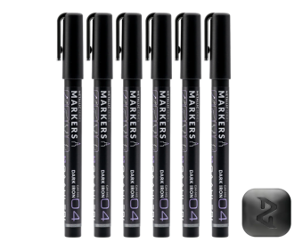 Набор маркеров Gaahleri Metallic Series X 6 Dark Iron