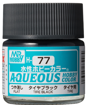 Mr. Hobby Краска 10 мл H77 TIRE BLACK