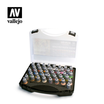 80260 Набор красок Vallejo Basic Starter Case (40 цв.)