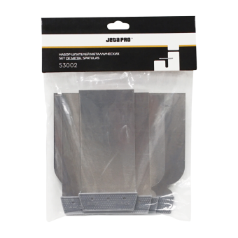JETA PRO 53002 Набор металлических шпателей с пластиковой ручкой