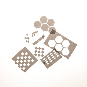 MiniWarPaint Маска окрасочная ромбы 7х11 мм, размер L