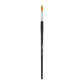 Кисть для акрила Sketchmarker 341 №8, синтетика, мягкая круглая, ручка длинная
