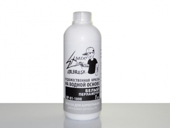 Краска Exmix Белый Перламутр (Флакон 1000 мл)