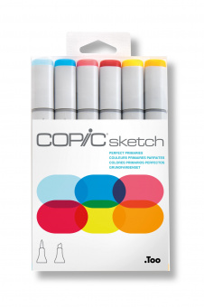 Набор маркеров Copic Sketch (6 шт., в пластиковой упаковке)