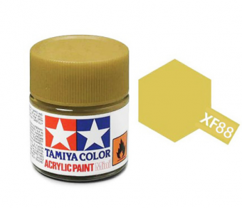 XF-88 Краска Tamiya Dark Yellow 2 (Темно-желтая) 10 мл