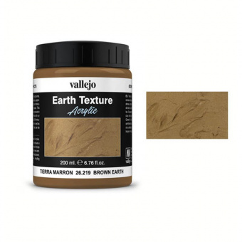 Vallejo 26219 Brown Earth (Эффекты коричневая земля), 200 мл