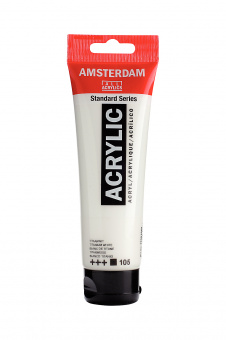 Краска акриловая Amsterdam туба 120 мл №105 Titanium white